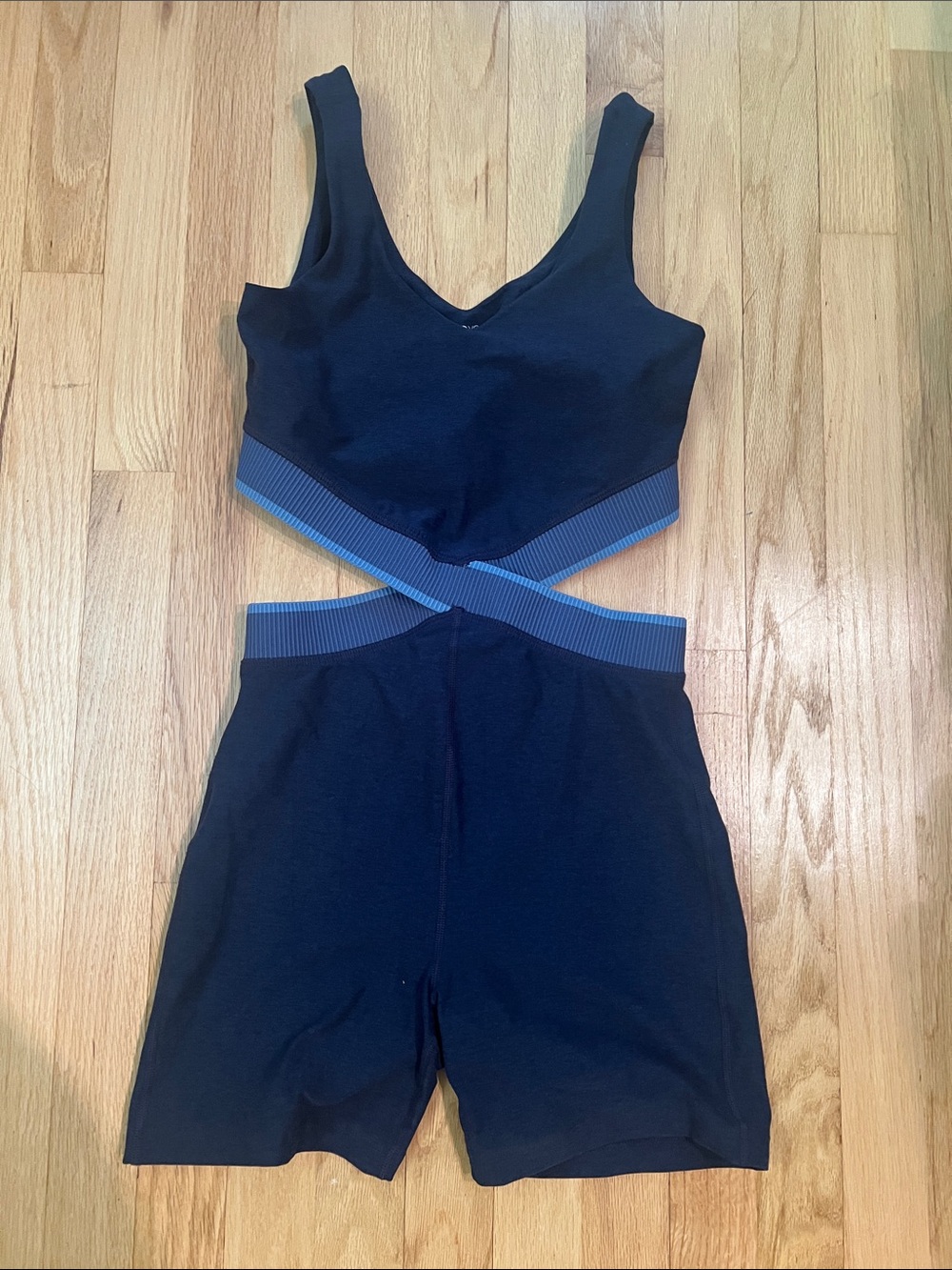 Beyond Yoga Space Dye In the Mix Biker Jumpsuit